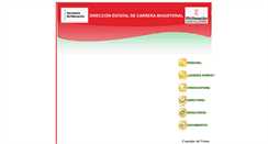 Desktop Screenshot of carreramagisterial.org