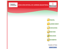Tablet Screenshot of carreramagisterial.org
